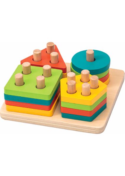 Shape Matching Board - 17 Pie