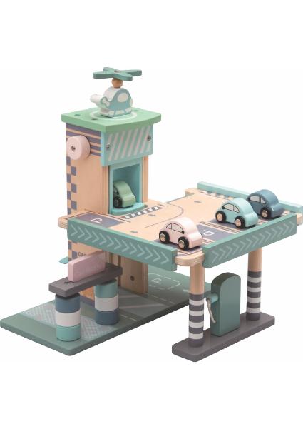 Wooden Garage - 10 Pieces Ke