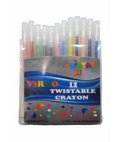 Regular Wax Crayons 12's 8mr