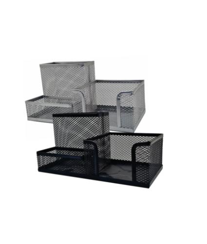 Mesh Wire Cube, Clip & Pen Holder