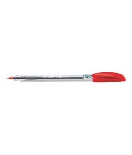 Transparent Barrel Red Pen H6058