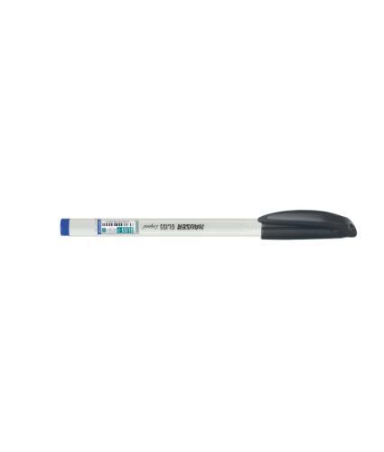 White Pearl Barrel Black Pen H6058-P