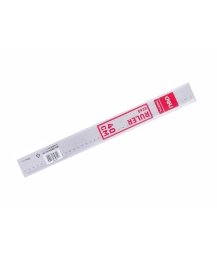 40cm Clear Plastic Ruler
