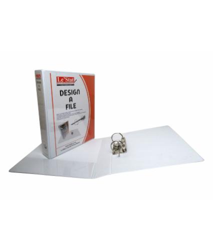 Le'Stat A4 Mini PVC Lever Arch File + Overlay